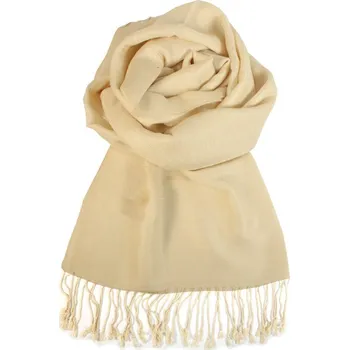 Šála Vicenza elegantní cashmere šál LZ-056_78 světle béžová