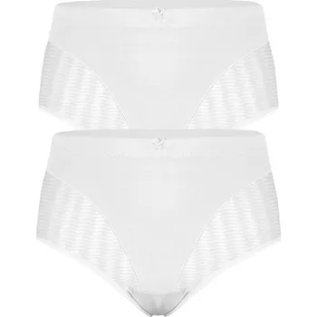 Kalhotky Zora vysoké kalhotky 1530 - dvojbal XL bílá