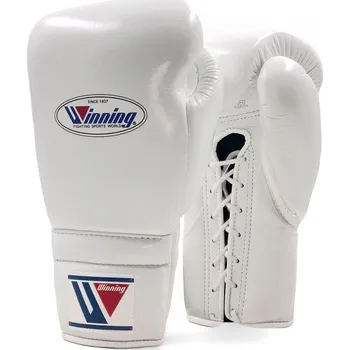 Boxerské rukavice Šněrovací boxerské rukavice Winning - bílé
