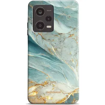 Pouzdro na mobilní telefon Odolný obal Mobiwear Elite Pro - Xiaomi Redmi Note 12 Pro 5G / Poco X5 Pro 5G - EP34E Zelenkavý a zlatavý mramor (Odolné pouzdro, obal kryt Mobiwear Elite Pro - maximální ochrana mobilu, zesílené hrany, přesné výřezy, pohodlné držení, odolná grafika,)