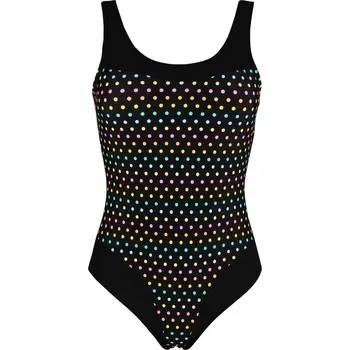 Dámské plavky Nikola Black dámské jednodílné plavky s výztuží S1237 L černá