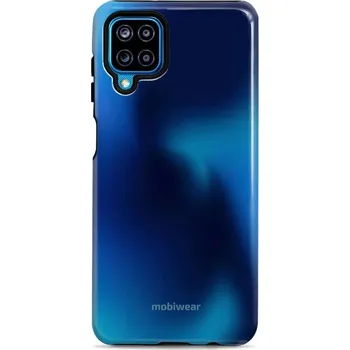 Pouzdro na mobilní telefon Odolný obal Mobiwear Elite Pro - Samsung Galaxy A12 / M12 - EP68E Modrý odstín (Odolné pouzdro, obal kryt Mobiwear Elite Pro - maximální ochrana mobilu, zesílené hrany, přesné výřezy, pohodlné držení, odolná grafika, kvalitní materiály)