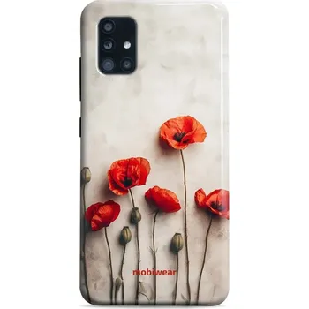 Pouzdro na mobilní telefon Odolný obal Mobiwear Elite Pro - Samsung Galaxy A51 - EP42E Vlčí máky (Odolné pouzdro, obal kryt Mobiwear Elite Pro - maximální ochrana mobilu, zesílené hrany, přesné výřezy, pohodlné držení, odolná grafika, kvalitní materiály)