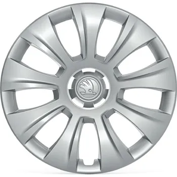 ŠKODA AUTO Borneo stříbrná 6,0J x 16" 1 ks Poklice na kolo ŠKODA AUTO Borneo stříbrná 6,0J x 16" 1 ks