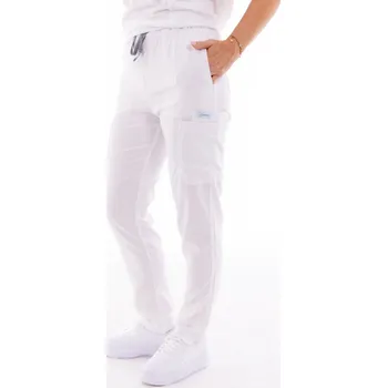 Dámské zdravotnické kalhoty Unidress Basic, bílé - Velikost 4XL