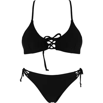 Dámské plavky Lesley plavky vykrojené S18-66 S černá