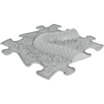 Muffik - ortopedická podlaha Had oblouk tvrdý 1 ks Šedá