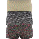 Lot dámské boxeky s nohavičkou 3630 - 3ks XL vícebarevná