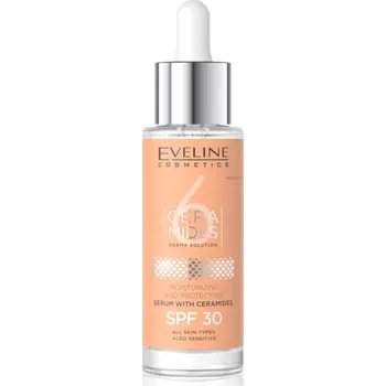 Pleťové sérum Eveline Cosmetics 6 Ceramides ochranné sérum pro suchou a citlivou pokožku SPF 30 30 ml