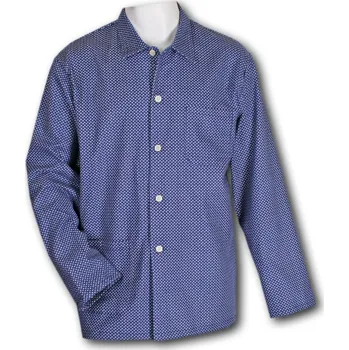 LUIZ Pánský pyžamový kabátek na knoflíky -Flanel- Petr 132 Velikost: 66