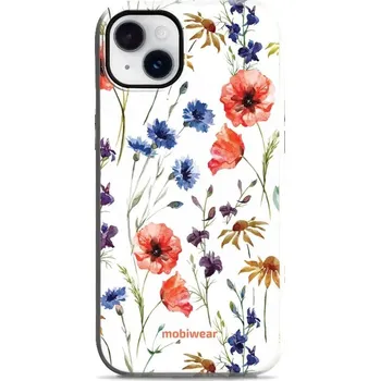 Pouzdro na mobilní telefon Odolný obal Mobiwear Elite Pro - Apple iPhone 14 Plus - EP04E Luční kvítí (Odolné pouzdro, obal kryt Mobiwear Elite Pro - maximální ochrana mobilu, zesílené hrany, přesné výřezy, pohodlné držení, odolná grafika, kvalitní materiály)