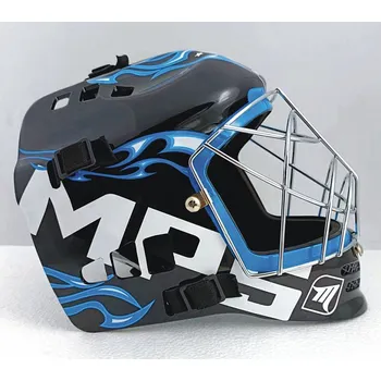 Florbalová maska MPS brank. maska Pro Flame - Black/Blue/Chrome