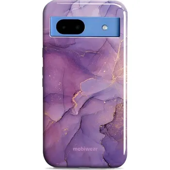 Pouzdro na mobilní telefon Odolný obal Mobiwear Elite Pro - Google Pixel 8A - EP20E Fialový mramor (Odolné pouzdro, obal kryt Mobiwear Elite Pro - maximální ochrana mobilu, zesílené hrany, přesné výřezy, pohodlné držení, odolná grafika, kvalitní materiály)