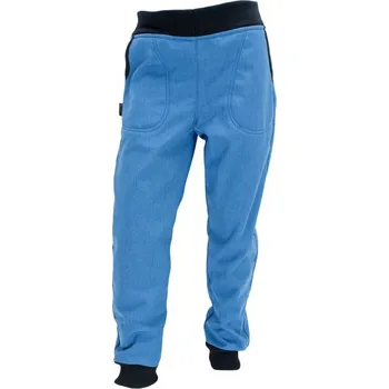 Chlapecké kalhoty Fantom Softshellové kalhoty s FLEECEM - CHINO - tmavě modrý melír KONFEKČNÍ VELIKOST: 80