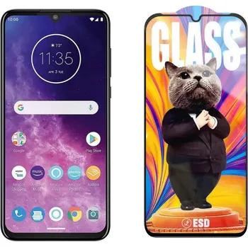 3D Ochranné tvrzené sklo na Motorola One Zoom - Mr. Cat ESD