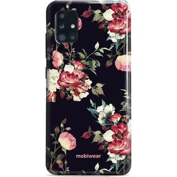 Telefonní příslušenství Odolný obal Mobiwear Elite Pro - Samsung Galaxy A51 - ED11E Růže na černé (Odolné pouzdro, obal kryt Mobiwear Elite Pro - maximální ochrana mobilu, zesílené hrany, přesné výřezy, pohodlné držení, odolná grafika, kvalitní materiály)