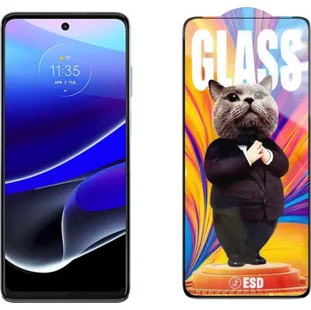 3D Ochranné tvrzené sklo na Motorola Moto G Stylus 5G - Mr. Cat ESD