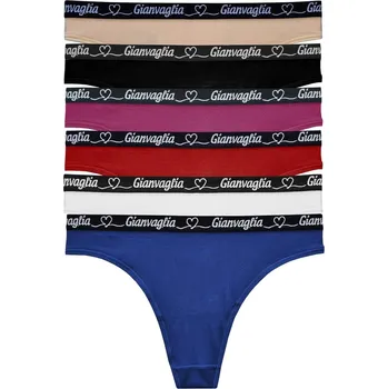 Kalhotky Diana tanga 820 - trojbal XL vícebarevná