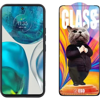 3D Ochranné tvrzené sklo na Motorola Moto G52j - Mr. Cat ESD