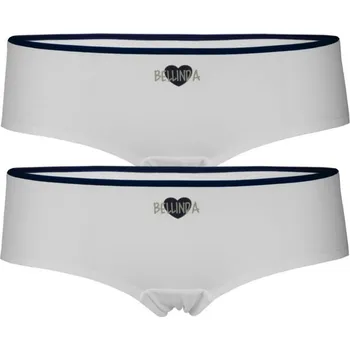 Kalhotky Microfibre boxer Bellinda s proužkem 2 ks M bílá