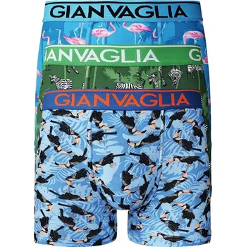 Boxerky Deluxe veselé boxerky GVG-5501 - 3bal M vícebarevná