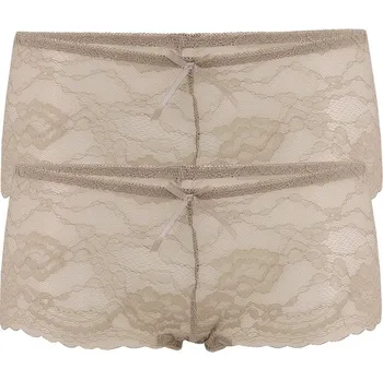 Kalhotky Dolce Gia francouzské kalhotky 102 - dvojbal XL světle hnědá