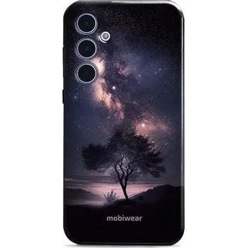 Pouzdro na mobilní telefon Odolný obal Mobiwear Elite Pro - Samsung Galaxy A35 5G - E005E Strom s galaxií (Odolné pouzdro, obal kryt Mobiwear Elite Pro - maximální ochrana mobilu, zesílené hrany, přesné výřezy, pohodlné držení, odolná grafika, kvalitní materiály)