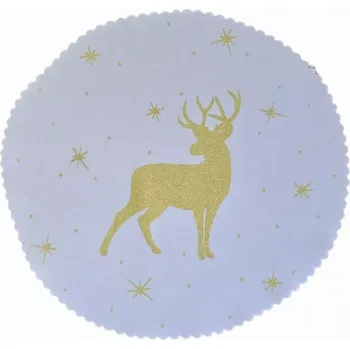 prostírání Vánoční prostírání 29 cm - ZLATÝ JELEN