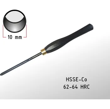 Dláto 10mm vřetenový struh GURTOOL s rukojetí 10mm Spindle Gouge with Handle