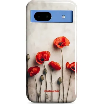 Pouzdro na mobilní telefon Odolný obal Mobiwear Elite Pro - Google Pixel 8A - EP42E Vlčí máky (Odolné pouzdro, obal kryt Mobiwear Elite Pro - maximální ochrana mobilu, zesílené hrany, přesné výřezy, pohodlné držení, odolná grafika, kvalitní materiály)