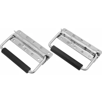 Onpira Ocelové sklopné madlo pro bednu/rack [2ks] Rozměr: 125 x 80 mm