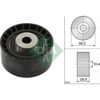 Napínací kladka, žebrovaný klínový řemen AGB RC33-50