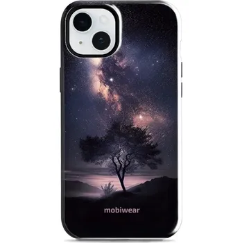 Pouzdro na mobilní telefon Odolný obal Mobiwear Elite Pro - Apple iPhone 15 Plus - E005E Strom s galaxií (Odolné pouzdro, obal kryt Mobiwear Elite Pro - maximální ochrana mobilu, zesílené hrany, přesné výřezy, pohodlné držení, odolná grafika, kvalitní materiály)
