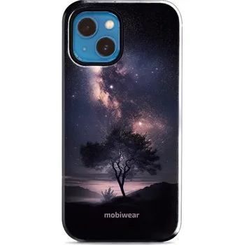 Pouzdro na mobilní telefon Odolný obal Mobiwear Elite Pro - Apple iPhone 13 Mini - E005E Strom s galaxií (Odolné pouzdro, obal kryt Mobiwear Elite Pro - maximální ochrana mobilu, zesílené hrany, přesné výřezy, pohodlné držení, odolná grafika, kvalitní materiály)