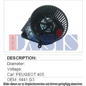 Nářadí pro automobil vnitřní ventilátor AGB 5745NU-1