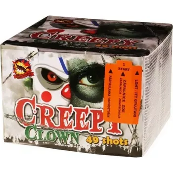 Zábavní pyrotechnika Srpyro.cz s.r.o. Kompakt CREEPY CLOWN 49 ran