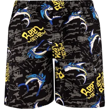 Pánské plavky Alwin koupací šortky s kapsou L černá