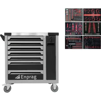 Enprag Servisní vozík XT-007 + sada nářadí v pěnové výplni
