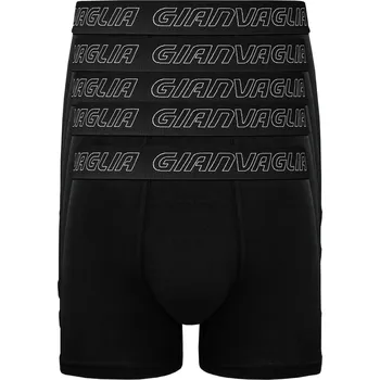 Pánské spodní prádlo Vráťa boxerky bavlna deluxe 5015 - 5bal M černá