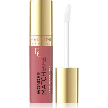 Lesk na rty Eveline Cosmetics Wonder Match hydratační olej na rty odstín 04 Raspberry Sorbet 5 ml