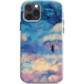 Pouzdro na mobilní telefon Odolný obal Mobiwear Elite Pro - Apple iPhone 11 Pro - ER09E Dívka na houpačce v oblacích (Odolné pouzdro, obal kryt Mobiwear Elite Pro - maximální ochrana mobilu, zesílené hrany, přesné výřezy, pohodlné držení, odolná grafika, kvalitní materiály)