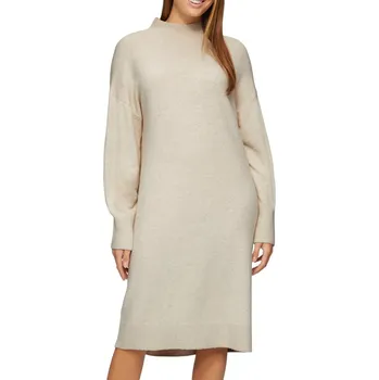 Dámské šaty s.Oliver dámské pletené šaty 2158111 81W9 Béžová 38