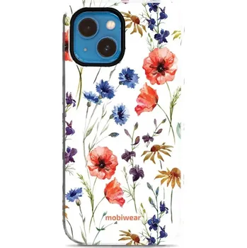 Pouzdro na mobilní telefon Odolný obal Mobiwear Elite Pro - Apple iPhone 13 Mini - EP04E Luční kvítí (Odolné pouzdro, obal kryt Mobiwear Elite Pro - maximální ochrana mobilu, zesílené hrany, přesné výřezy, pohodlné držení, odolná grafika, kvalitní materiály)