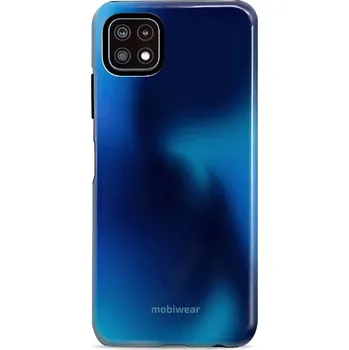 Pouzdro na mobilní telefon Odolný obal Mobiwear Elite Pro - Samsung Galaxy A22 5G - EP68E Modrý odstín (Odolné pouzdro, obal kryt Mobiwear Elite Pro - maximální ochrana mobilu, zesílené hrany, přesné výřezy, pohodlné držení, odolná grafika, kvalitní materiály)
