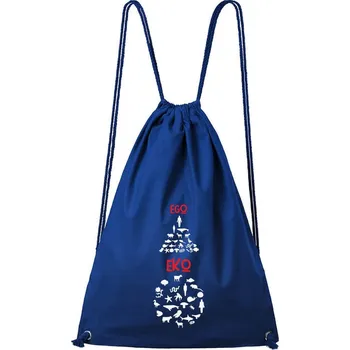 Sportovní batoh DOBRÝ TRIKO Bavlněný batoh EGO EKO Barva: Královsky modrá