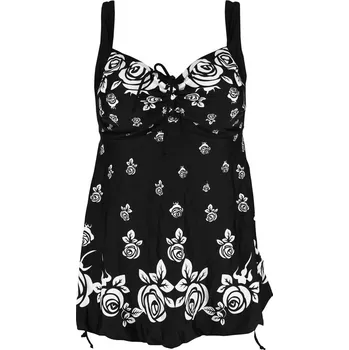 Dámské plavky Samoa Black tankini tílko S938 3XL černá