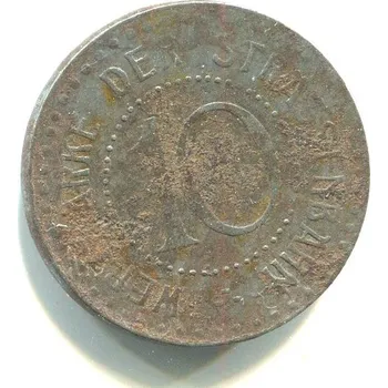 BRESLAU. Strassenbahn. 10 Pfennig b.l.