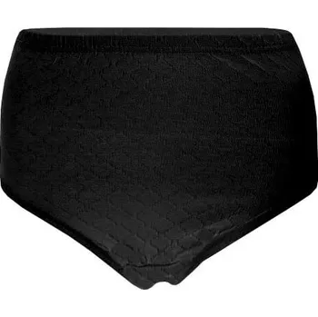 Kalhotky Marie bavlněné kalhotky s plastickým vzorem 4XL černá