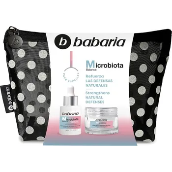 Pleťový krém Babaria Microbiota Balance Babaria Microbiota Balance hydratační krém pro citlivou pleť s prebiotiky 50 ml + Babaria Microbiota Balance posilující sérum pro citlivou pleť 30 ml