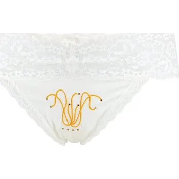 Kalhotky Tanga Diva krajková - Cristina Thong Panty S bílá
